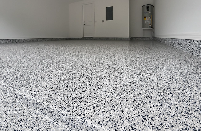 Halifax garage flooring flake systems